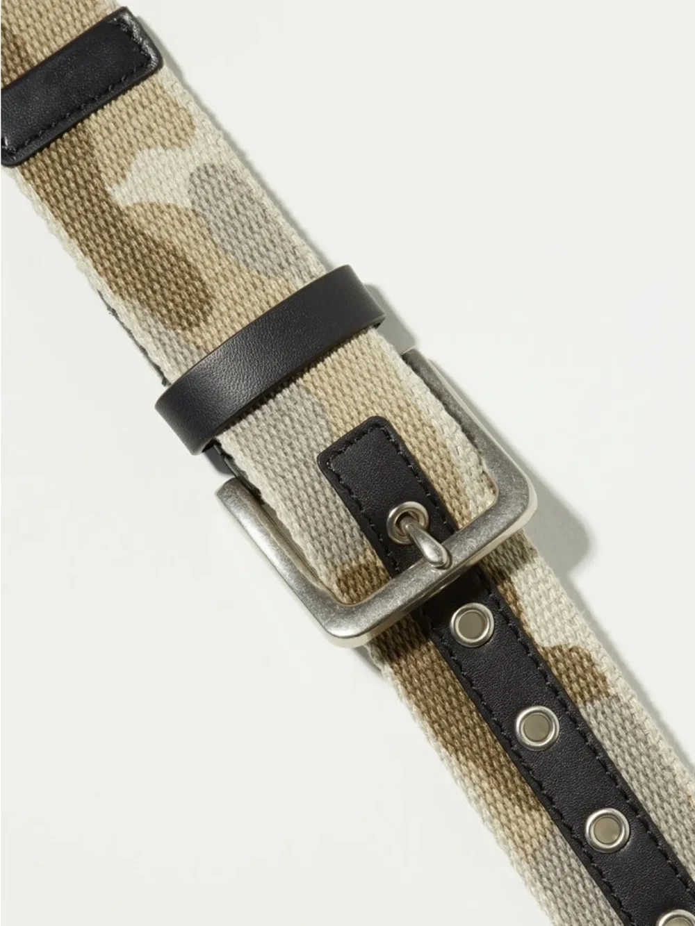 NWT Lucky Brand Men's Camo Webbed Belt Size 32